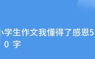 感恩之路（在挫折中懂得感恩）