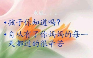 感恩母爱