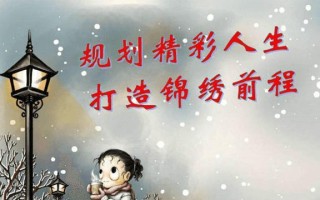 追逐梦想，规划人生（用心计划，走向辉煌）