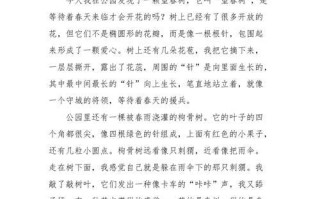 春天的美丽（在春光中寻找自己的故事）