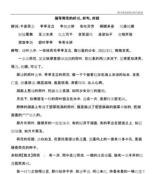 荷花盛开的夏日（一个惊险的故事）-第3张图片-学作网