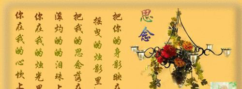 思念的魔力（一段无言的陪伴）-第1张图片-学作网