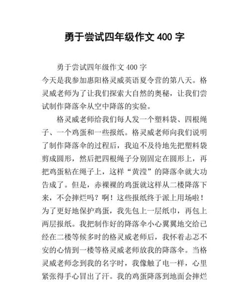 一次成功的尝试（跨越障碍，勇往直前）-第3张图片-学作网