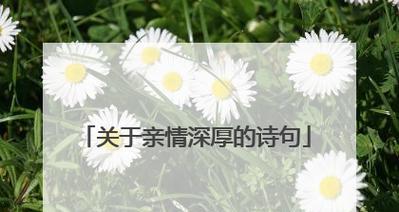 一段深厚的亲情（母爱永存）-第1张图片-学作网
