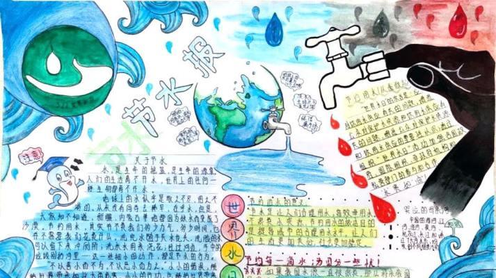 水滴说故事——节约用水（从我做起，共建美好家园）-第3张图片-学作网