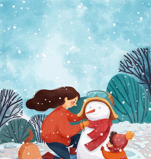雪花纷飞，我在堆雪人（冬日里的快乐与感悟）-第1张图片-学作网