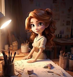 认真学习的女孩（坚持用心，铸就未来）-第1张图片-学作网