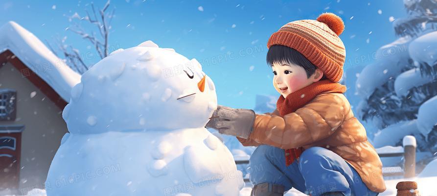 冬日乐趣（一个寒冷的冬日，发生了一场趣味横生的打雪仗）-第3张图片-学作网